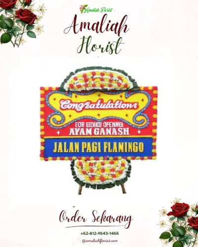 Bunga Papan Congratulation di Gunungkencana